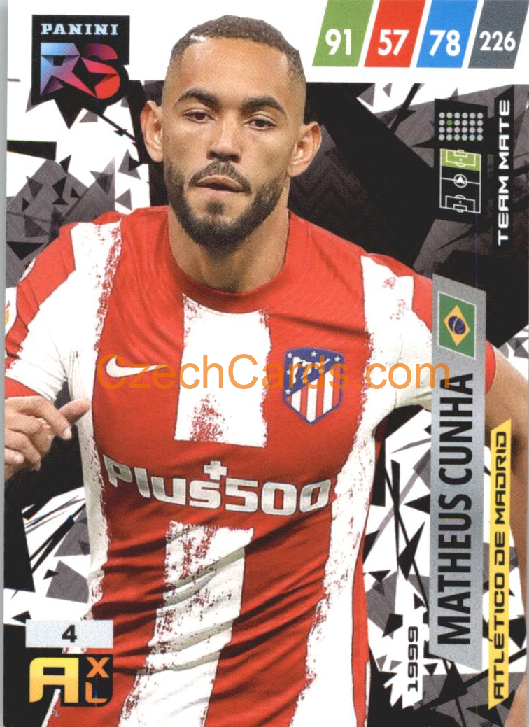 Matheus Cunha 2022 Panini Adrenalyn XL Fifa 365 Rising Star #RS4