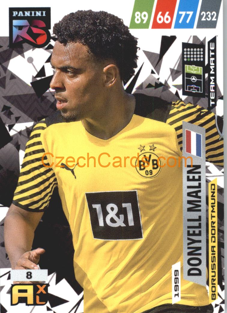 Donyell Malen 2022 Panini Adrenalyn XL Fifa 365 Rising Star #RS8