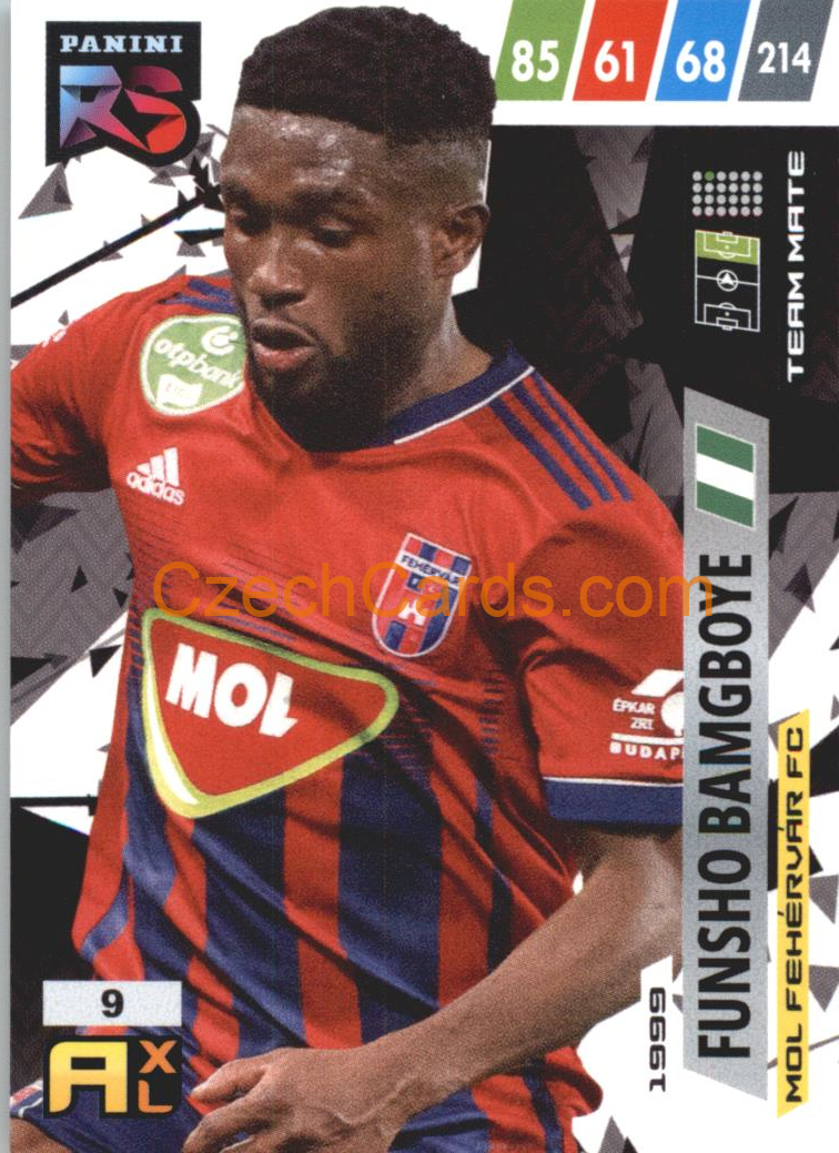 Funsho Bamgboye 2022 Panini Adrenalyn XL Fifa 365 Rising Star #RS9