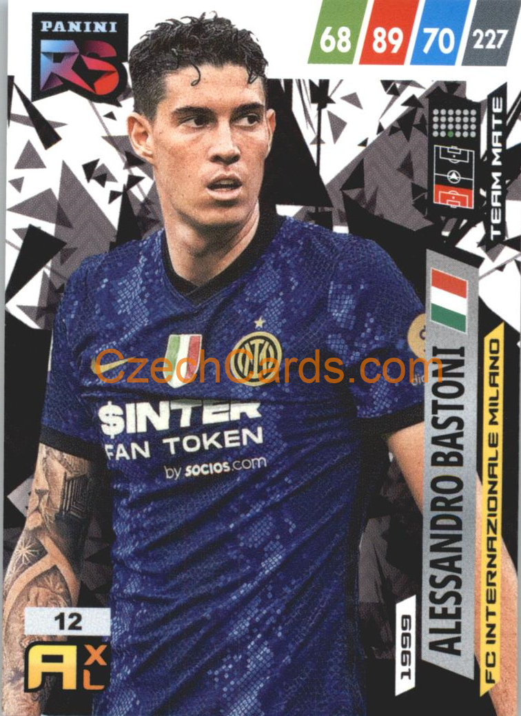 Alessandro Bastoni 2022 Panini Adrenalyn XL Fifa 365 Rising Star #RS12