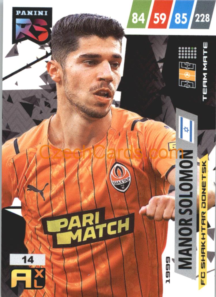 Manor Solomon 2022 Panini Adrenalyn XL Fifa 365 Rising Star #RS14