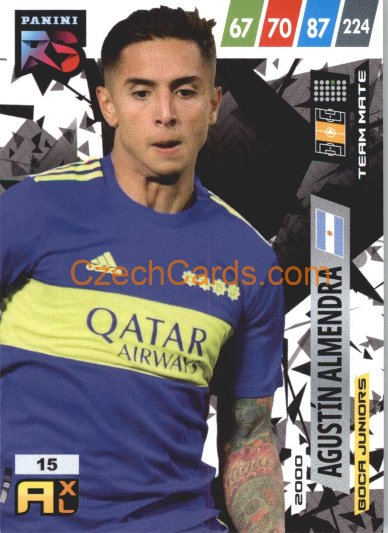 Agustin Almendra 2022 Panini Adrenalyn XL Fifa 365 Rising Star #RS15