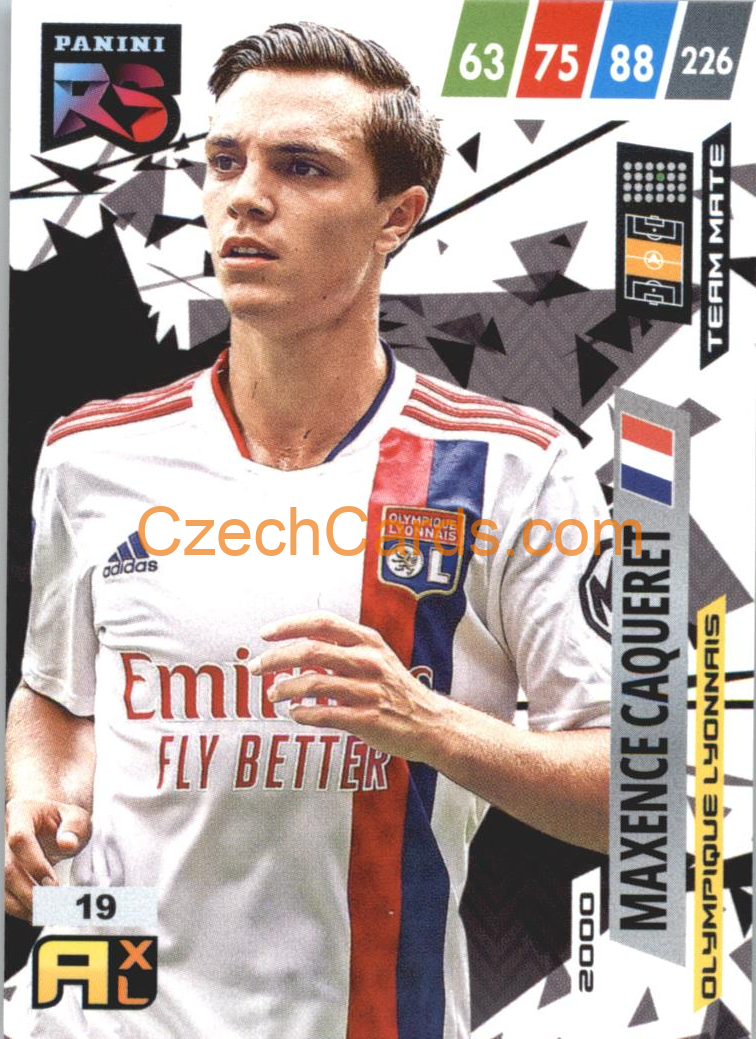 Maxence Caqueret 2022 Panini Adrenalyn XL Fifa 365 Rising Star #RS19