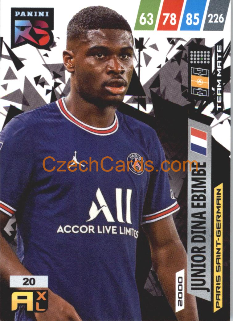 Junior Dina Ebimbe 2022 Panini Adrenalyn XL Fifa 365 Rising Star #RS20