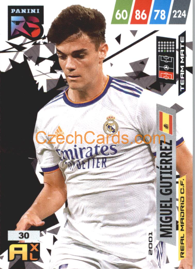 Miguel Gutierrez 2022 Panini Adrenalyn XL Fifa 365 Rising Star #RS30