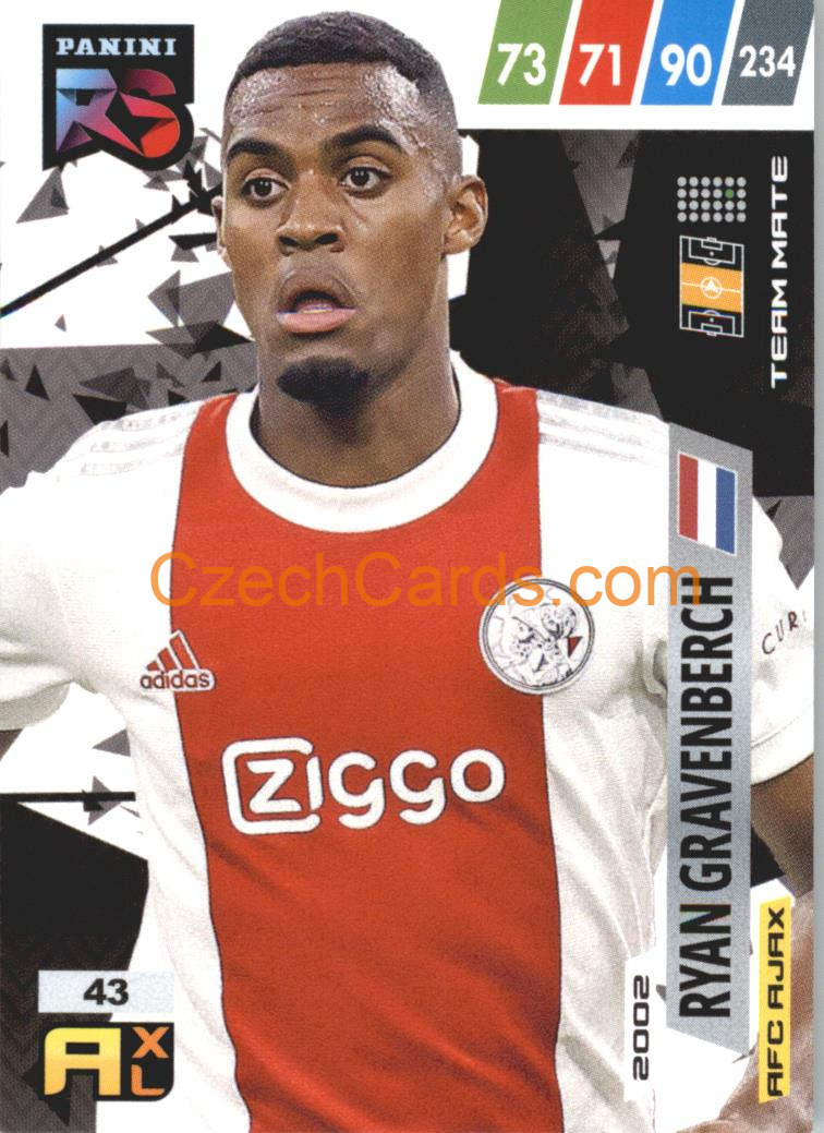 Ryan Gravenberch 2022 Panini Adrenalyn XL Fifa 365 Rising Star #RS43