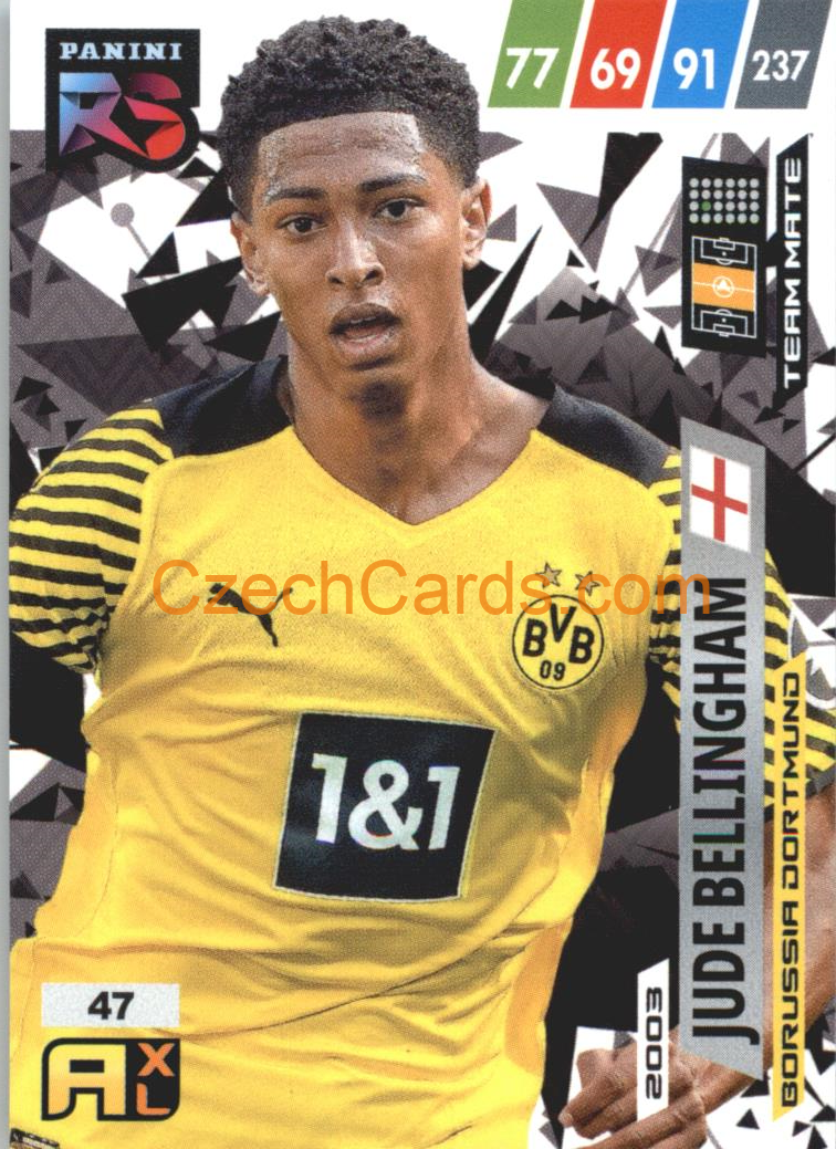 Jude Bellingham 2022 Panini Adrenalyn XL Fifa 365 Rising Star #RS47