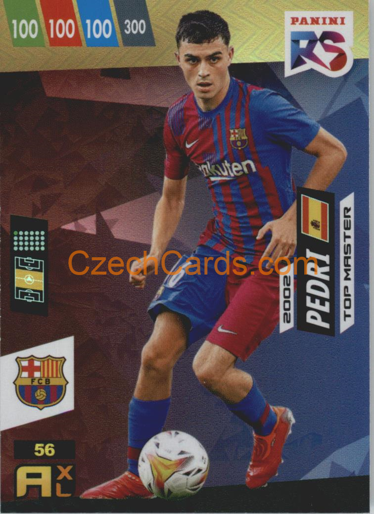 Pedri 2022 Panini Adrenalyn XL Fifa 365 RS Top Master #RS56
