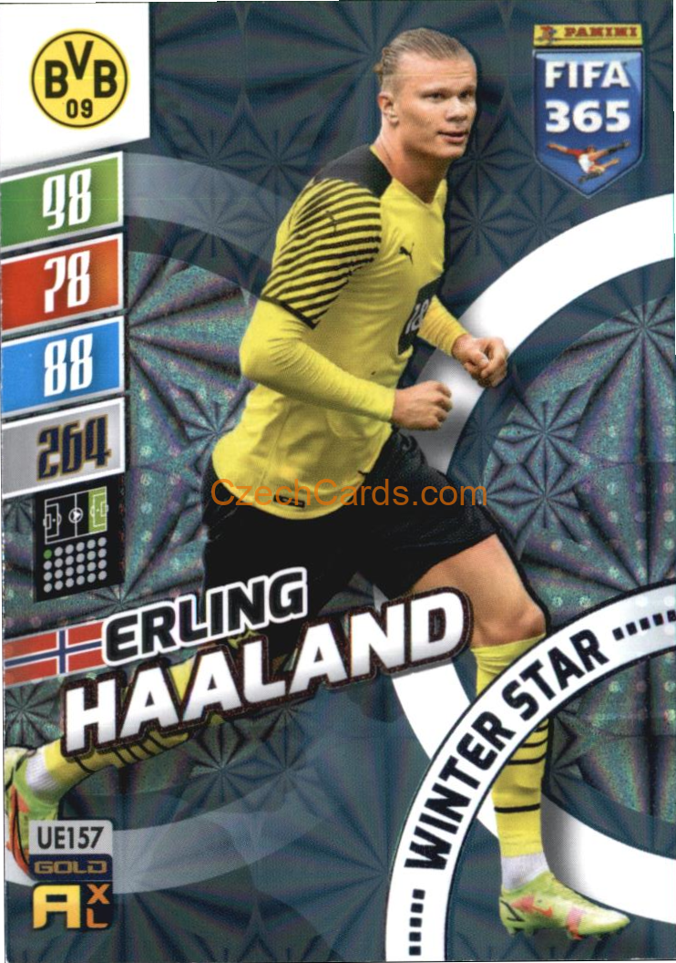 Erling Haaland 2022 Panini Adrenalyn XL Fifa 365 Winter Star #UE157