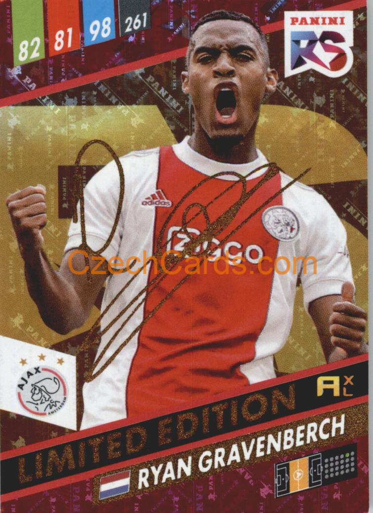 Ryan Gravenberch 2022 Panini Adrenalyn XL Fifa 365 RS Limited Edition #RSLE-RG