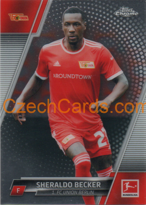Sheraldo Becker 2021/22 Topps Chrome Bundesliga #15