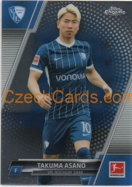 Takuma Asano 2021/22 Topps Chrome Bundesliga #25