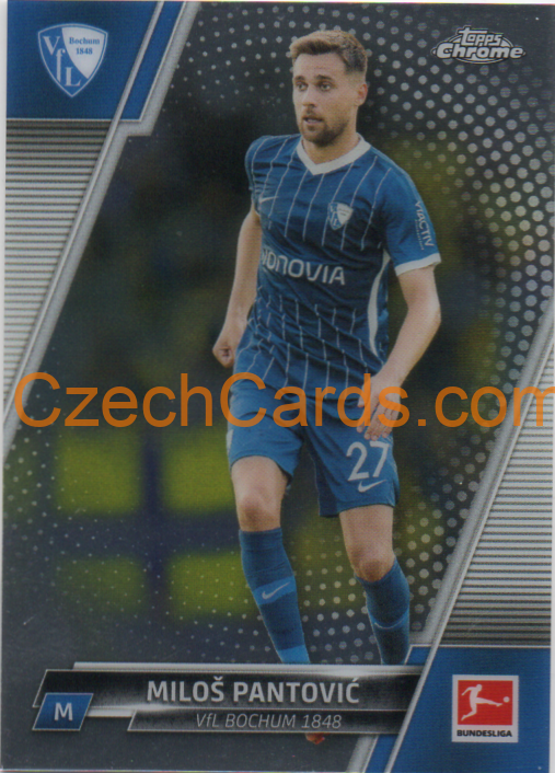 Miloš Pantović 2021/22 Topps Chrome Bundesliga #27