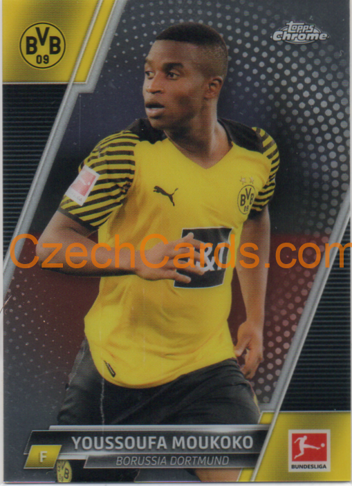 Youssoufa Moukoko 2021/22 Topps Chrome Bundesliga #28
