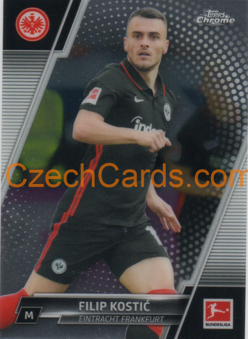 Filip Kostić 2021/22 Topps Chrome Bundesliga #35