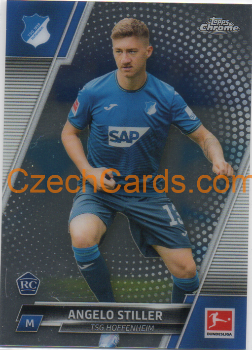 Angelo Stiller 2021/22 Topps Chrome Bundesliga #49