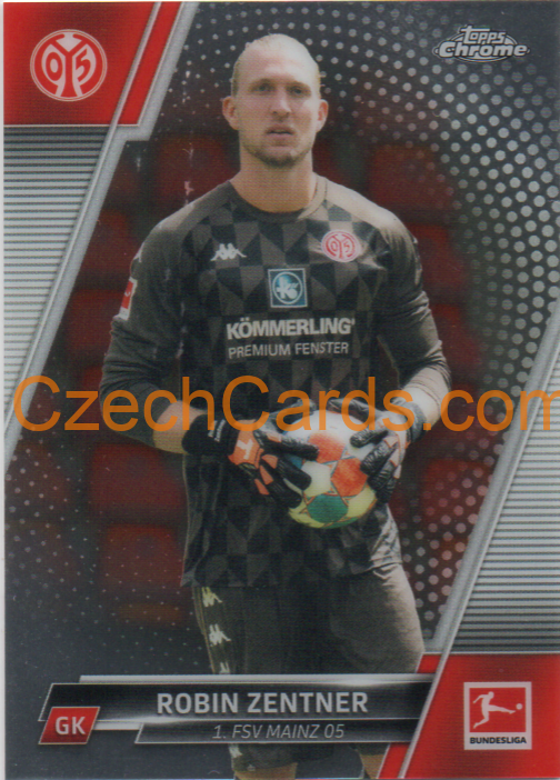 Robin Zentner 2021/22 Topps Chrome Bundesliga #72