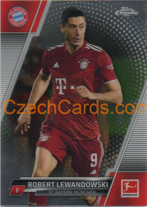 Robert Lewandowski 2021/22 Topps Chrome Bundesliga #83