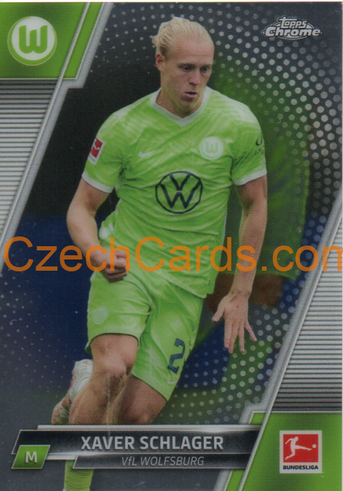 Xaver Schlager 2021/22 Topps Chrome Bundesliga #95