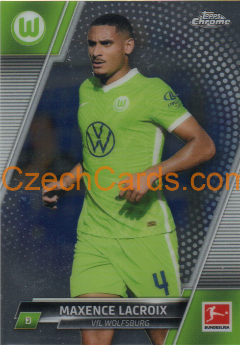 Maxence Lacroix 2021/22 Topps Chrome Bundesliga #100