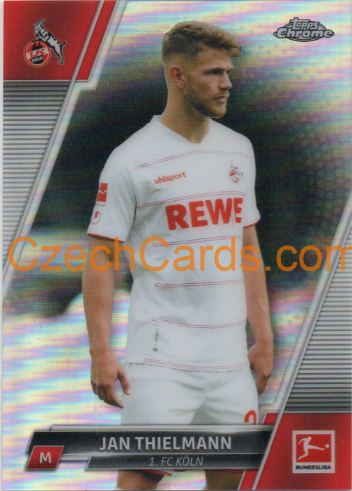 Jan Thielmann 2021/22 Topps Chrome Bundesliga refractor #55