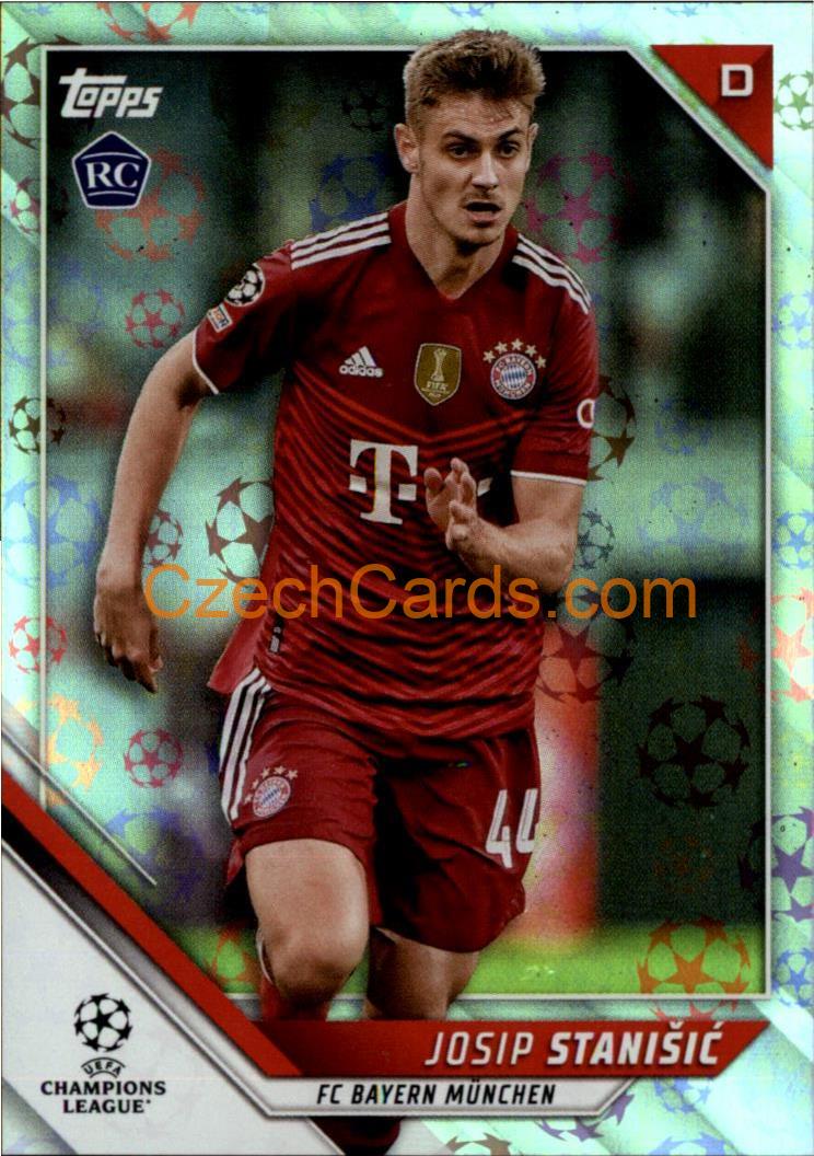 Josip Stanisic 2021/22 Topps UCL Starball #3 RC 