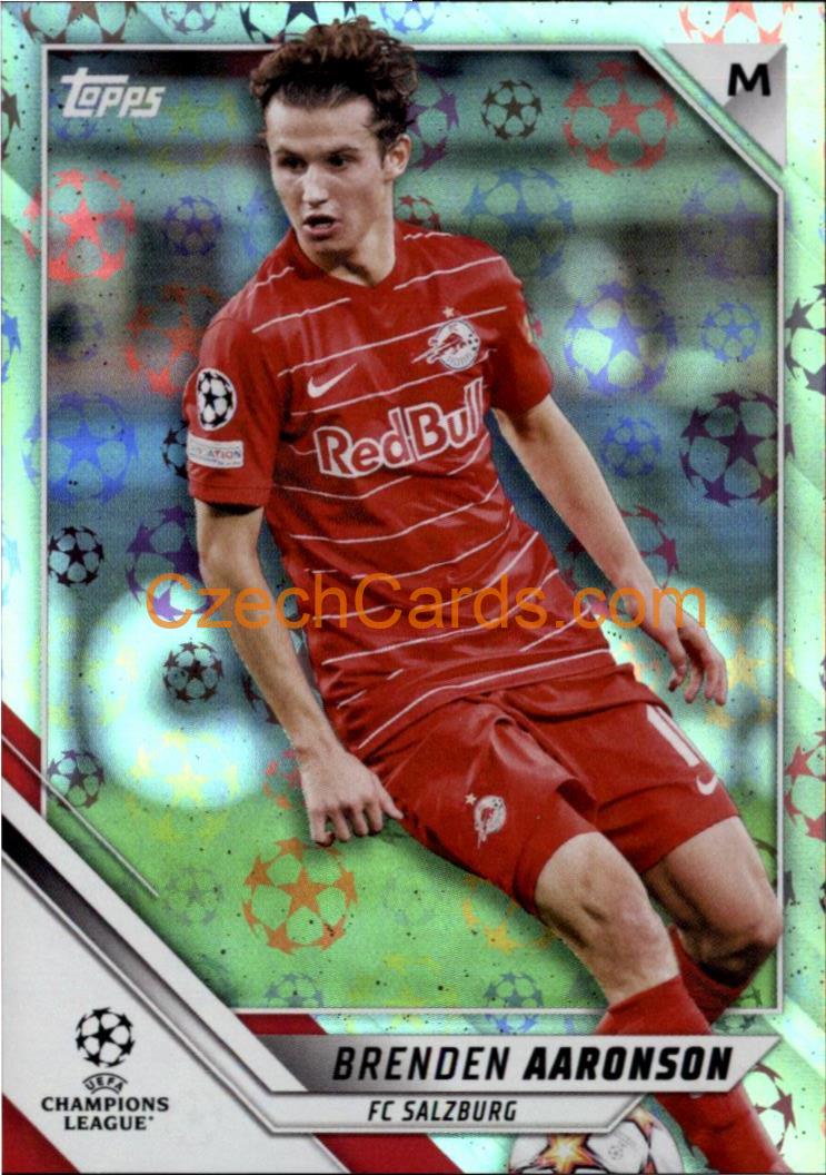 Brenden Aaronson 2021/22 Topps UCL Starball  #122