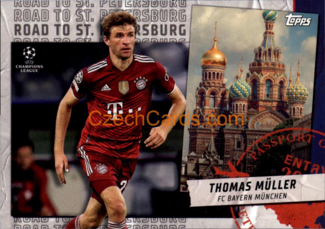 Thomas Muller 2021/22 Topps UCL Road to... #RSP-12