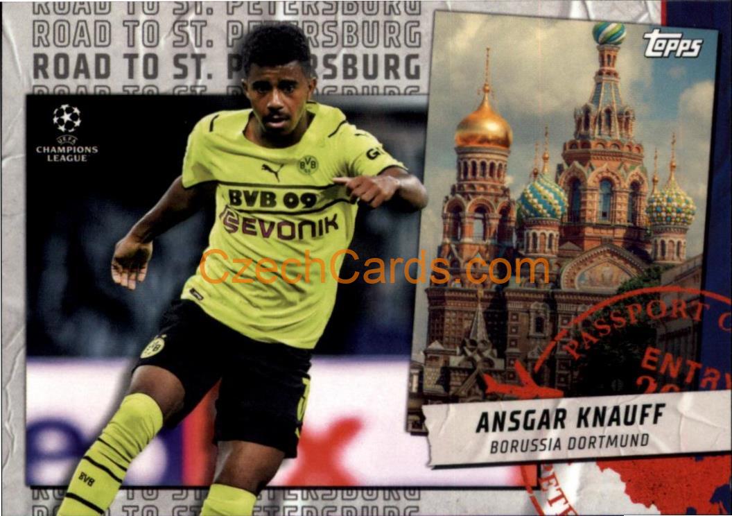 Ansgart Knauff 2021/22 Topps UCL Road to... #RSP-07