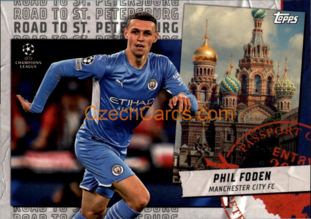 Phil Foden 2021/22 Topps UCL Road to... #RSP-04