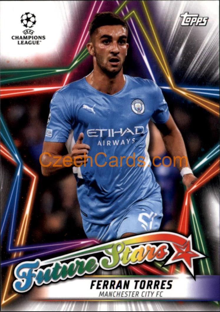 Ferran Torres 2021/22 Topps UCL Future Stars #FS-12