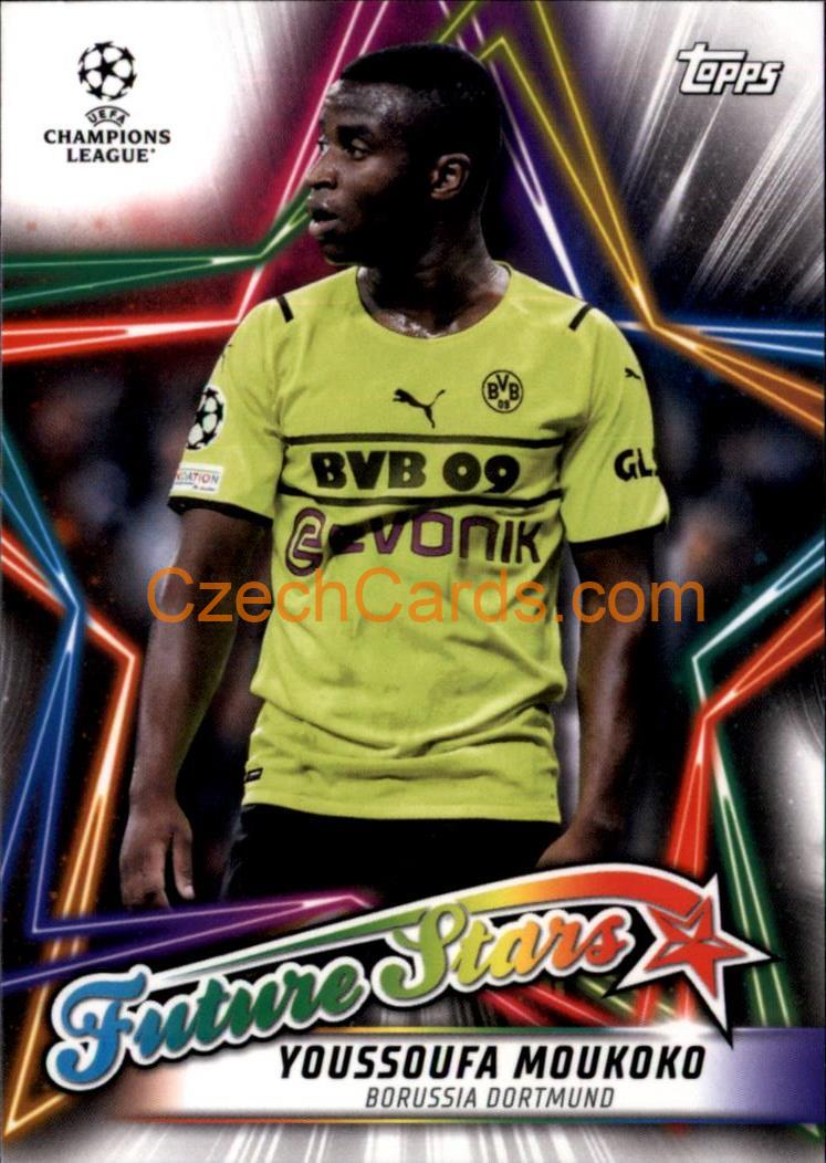 Youssoufa Moukoko 2021/22 Topps UCL Future Stars #FS-05