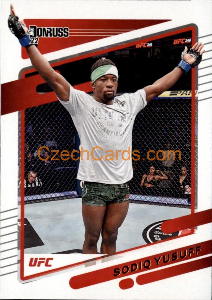 Sodiq Yusuff 2022 Donruss UFC #158