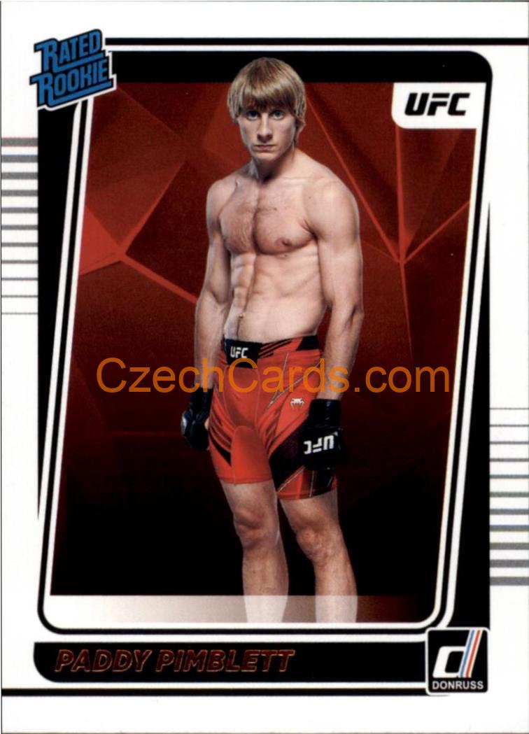 Paddy Pimblett 2022 Donruss UFC Rated Rookie #207
