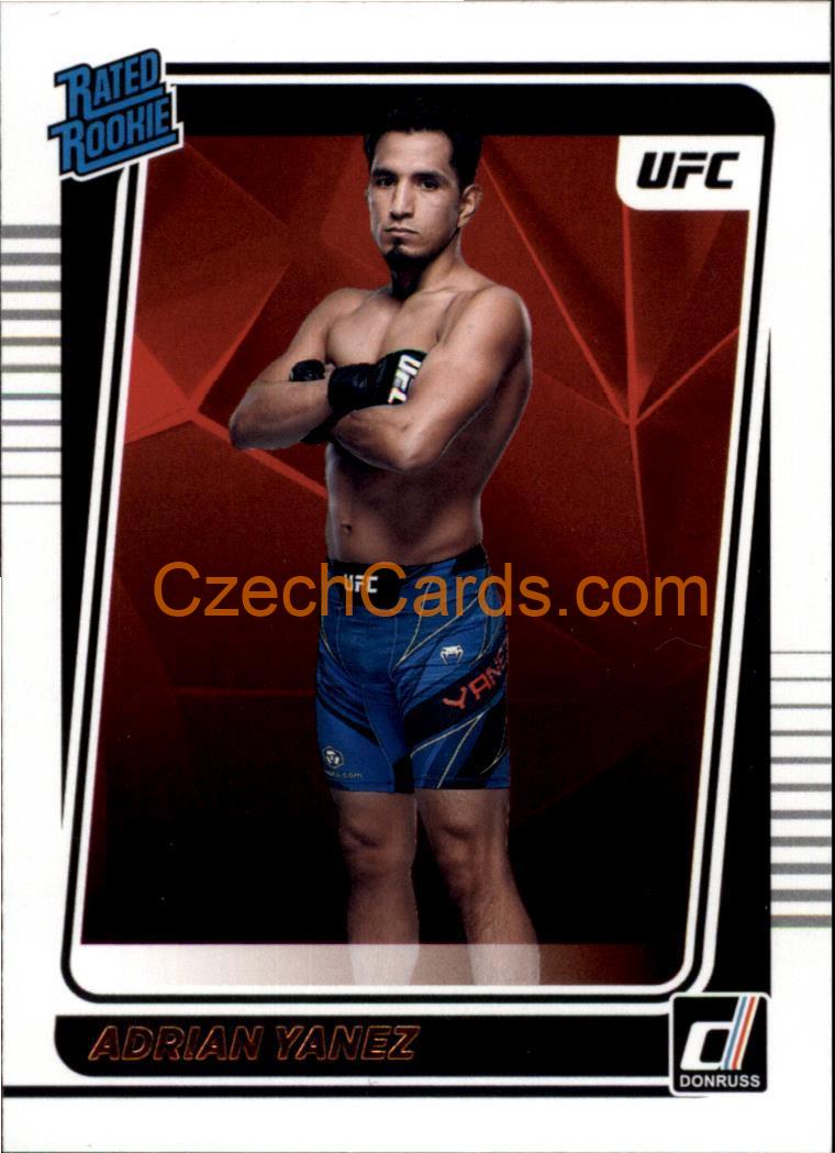 Adrian Yanez 2022 Donruss UFC Rated Rookie #209