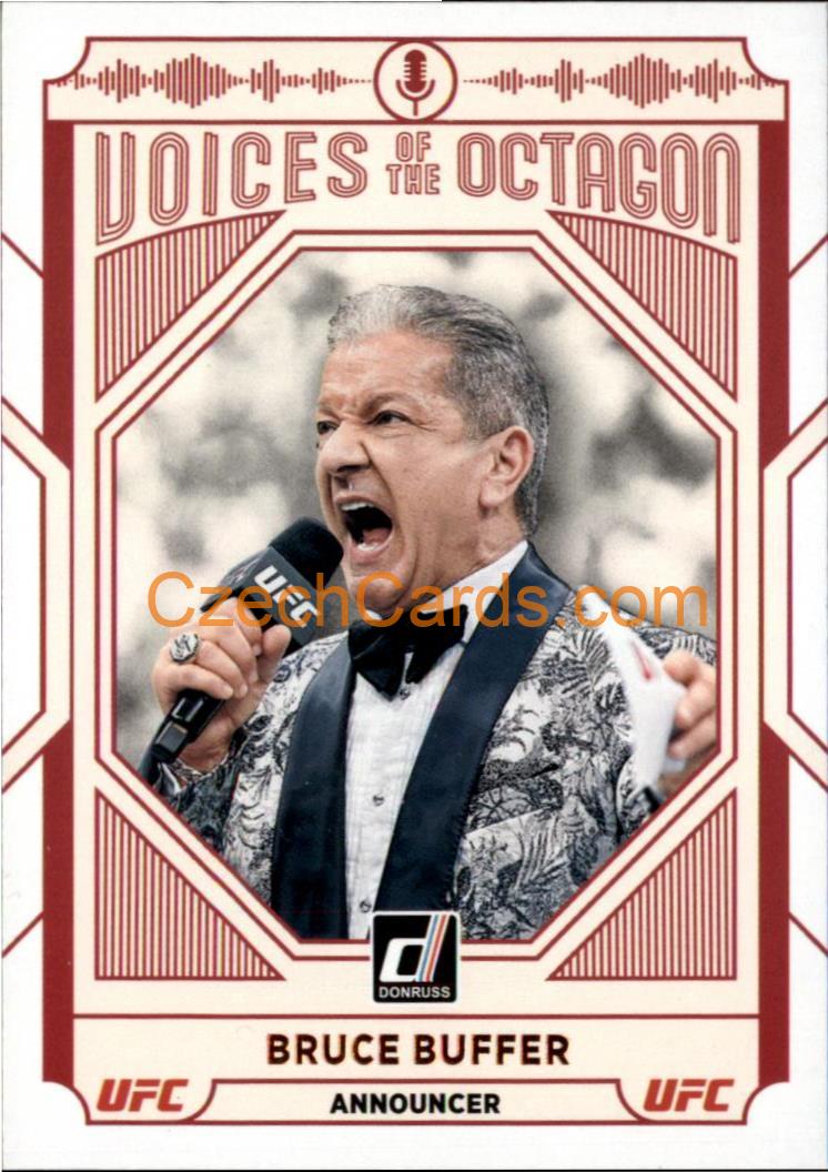 Bruce Buffer 2022 Donruss UFC Voices of the Octagon #221