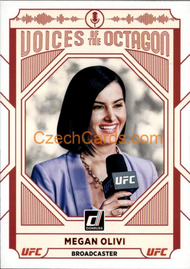 Megan Olivi 2022 Donruss UFC Voices of the Octagon #223