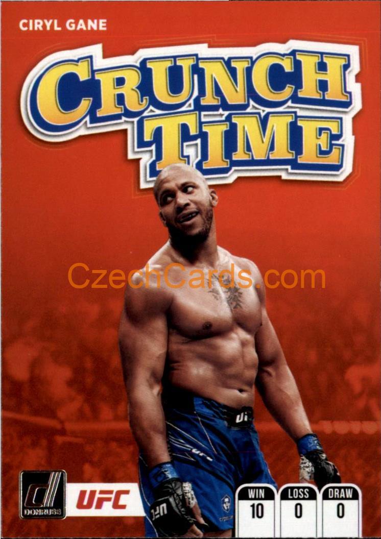 Ciryl Gane 2022 Donruss UFC Crunch Time #3