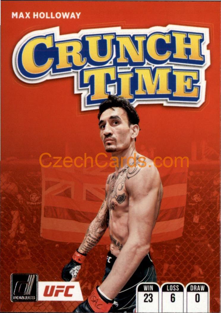 Max Holloway 2022 Donruss UFC Crunch Time #16