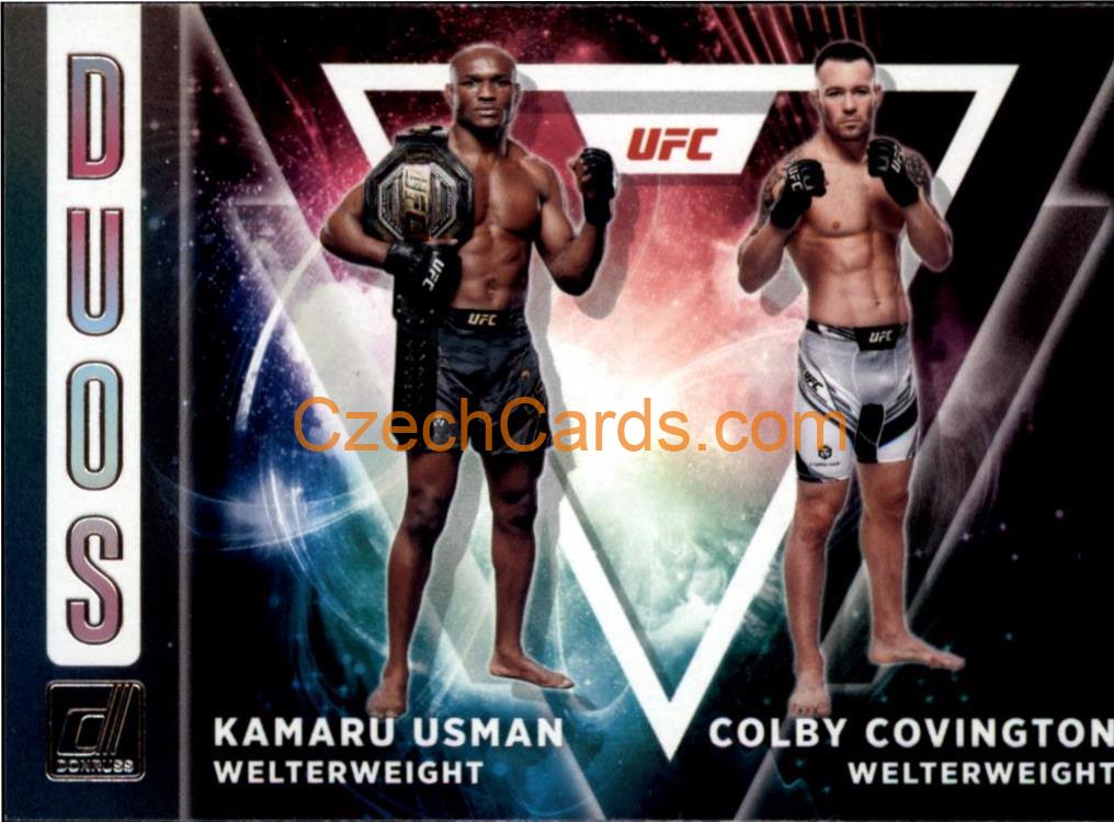 Colby Covington/Kamaru Usman 2022 Donruss UFC Duos #4