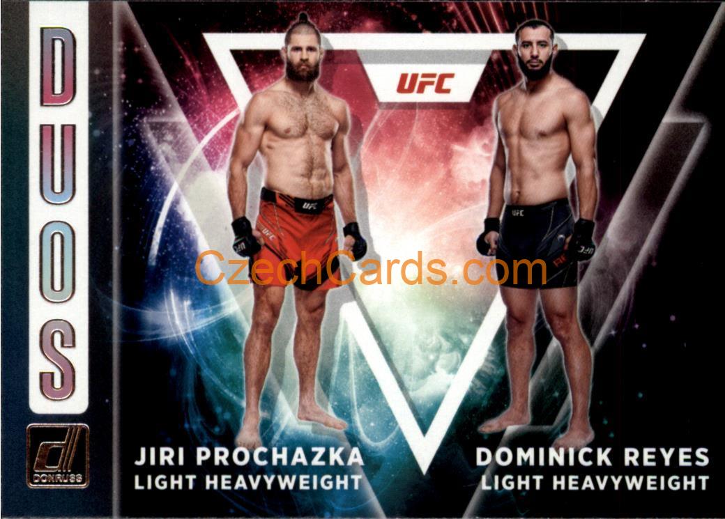 Dominick Reyes/Jiri Prochazka 2022 Donruss UFC Duos #7