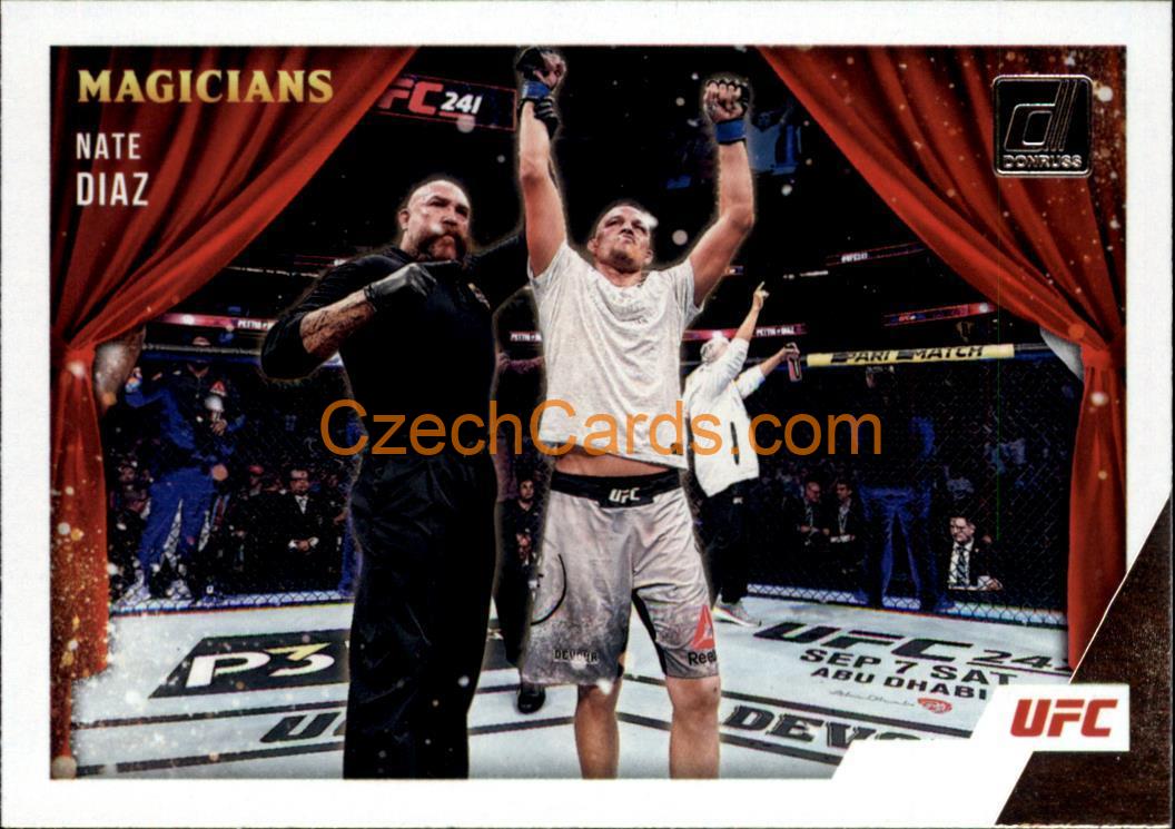 Nate Diaz 2022 Donruss UFC Magicians #3