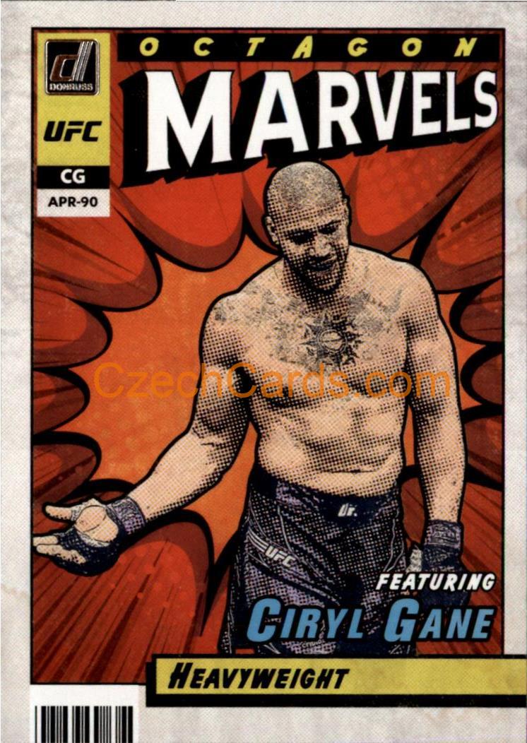 Ciryl Gane 2022 Donruss UFC Marvels #5