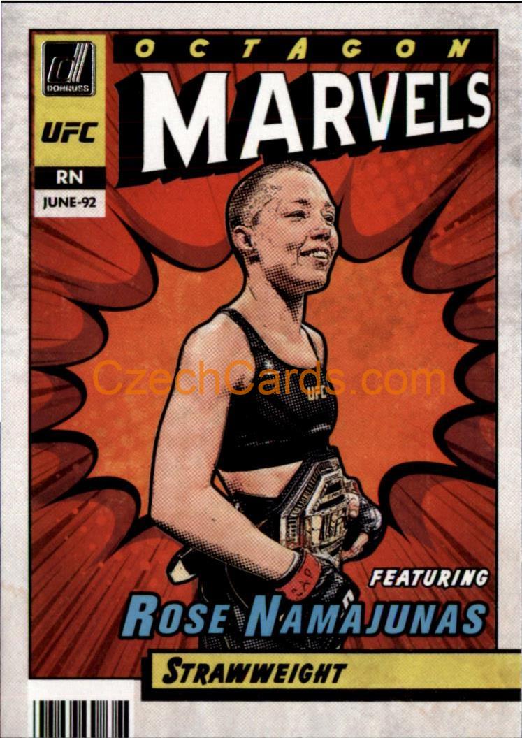 Rose Namajunas 2022 Donruss UFC Marvels #9