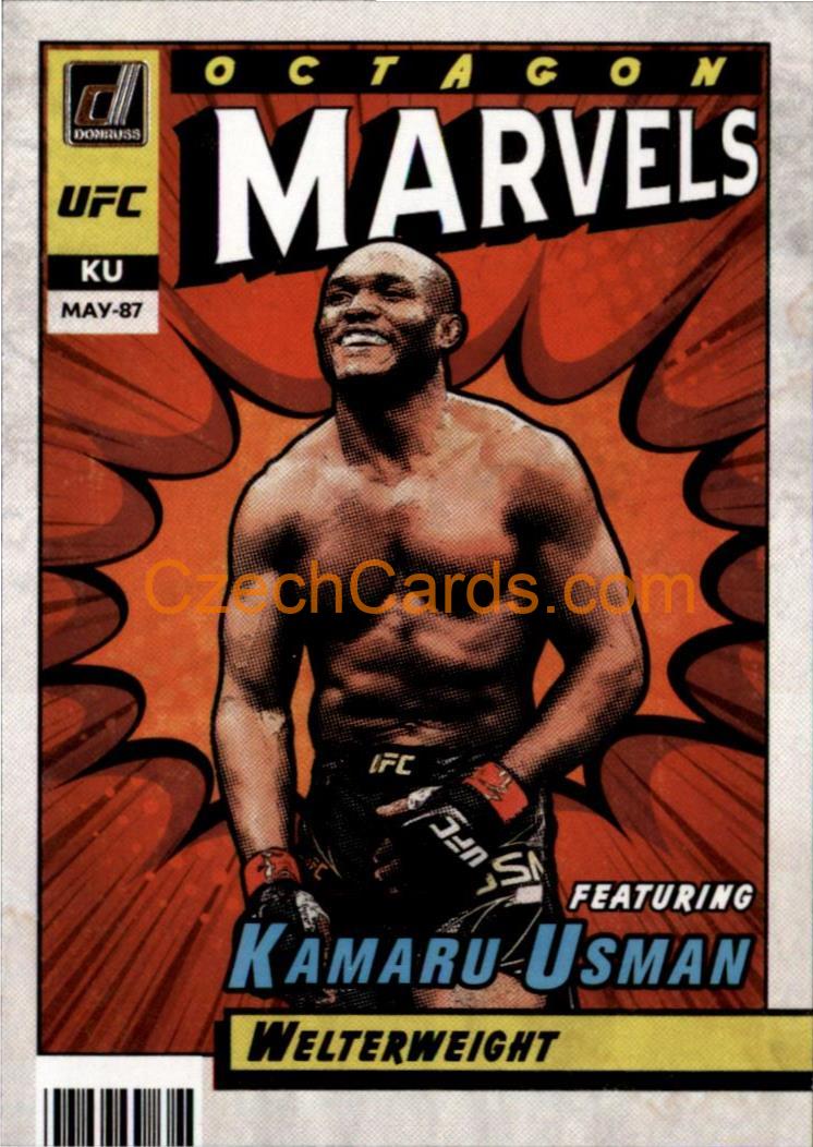 Kamaru Usman 2022 Donruss UFC Marvels #12