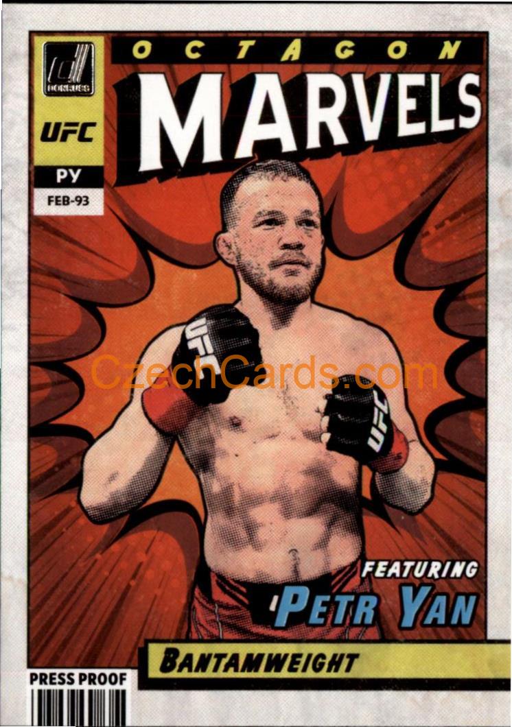 Petr Yan 2022 Donruss UFC Marvels #13