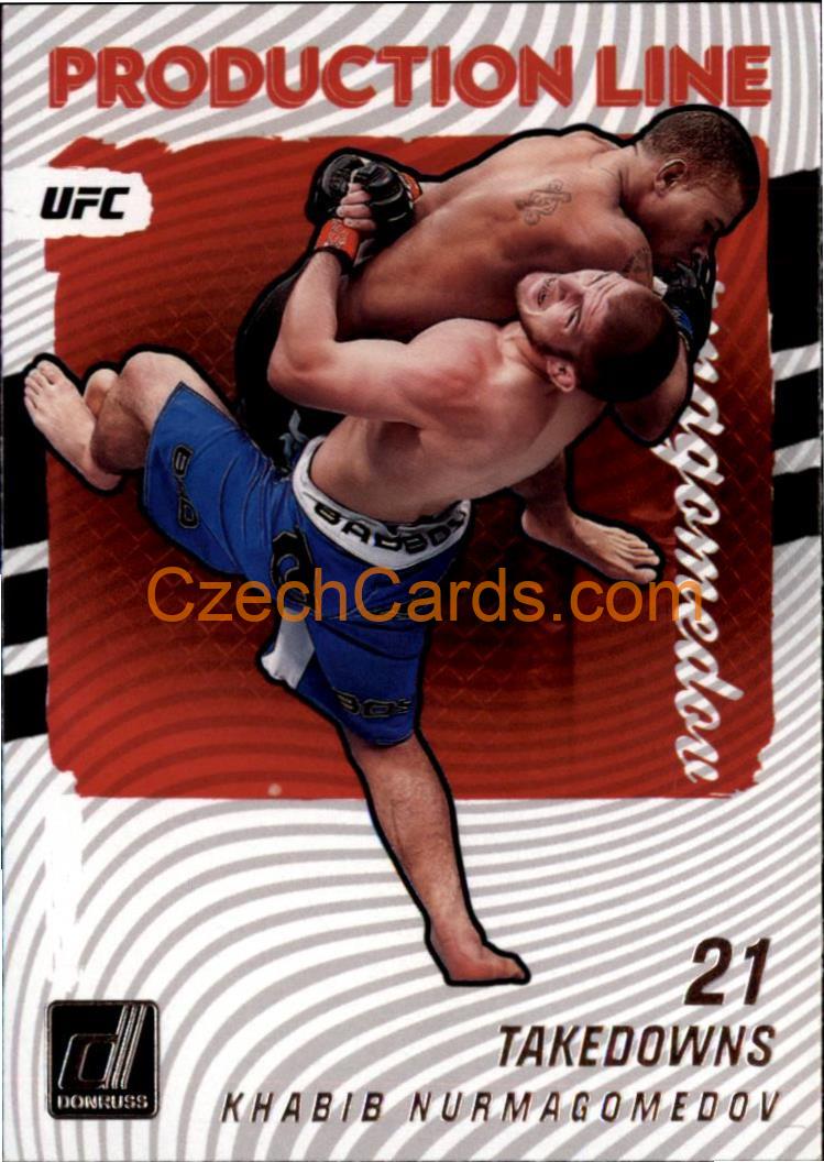 Khabib Nurmagomedov 2022 Donruss UFC Production Line #5