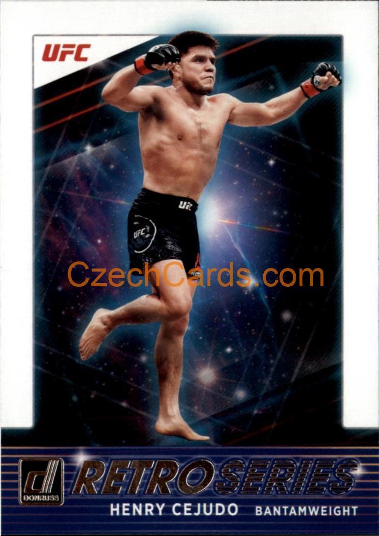 Henry Cejudo 2022 Donruss UFC Retro Series #8