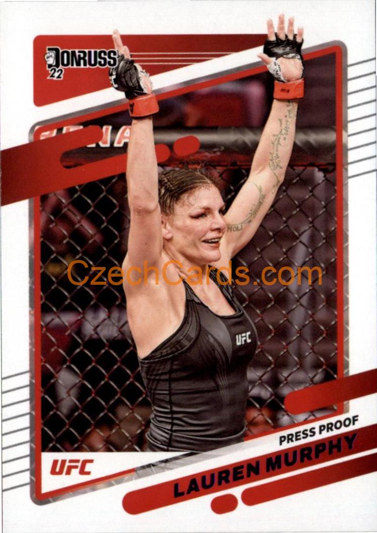 Lauren Murphy 2022 Donruss UFC Purple Press Proof #113