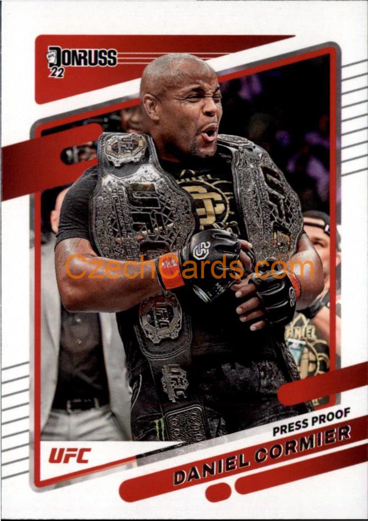 Daniel Cormier 2022 Donruss UFC Press Proof #178